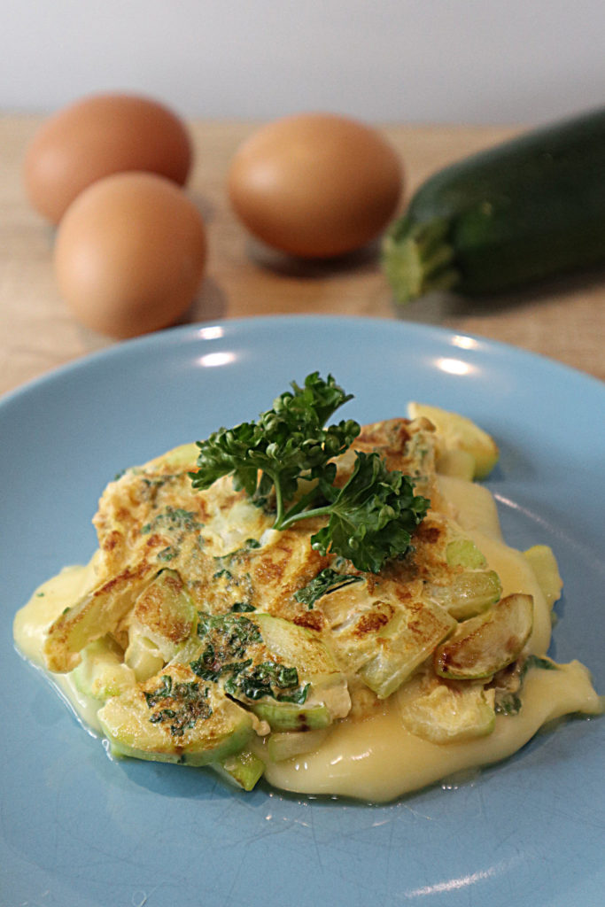 Zucchini-Käse-Omelett - Histaminhexe