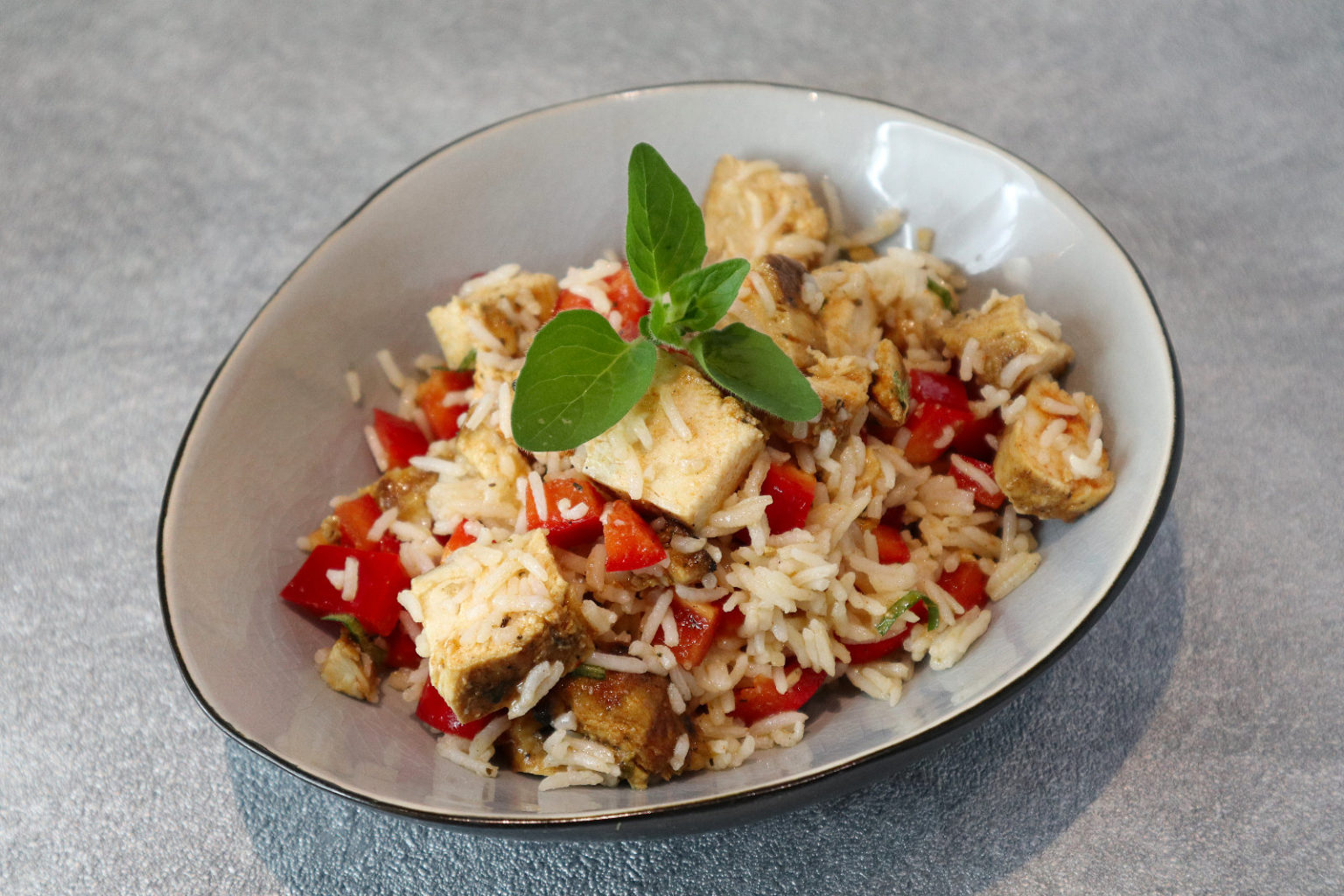 Reissalat mit Huhn und Paprika - Histaminhexe