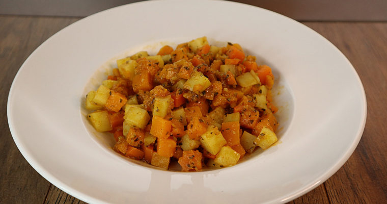 Kürbis-Kartoffel-Karotten-Eintopf