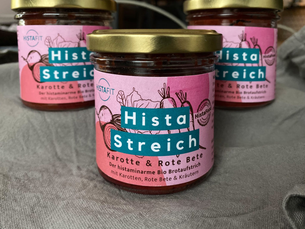 Heute möchte ich euch den HistaStreich von HistaFit vorstellen. Es handelt sich um einen histaminarmen Brotaufstrich, auch zum Kochen geeignet.